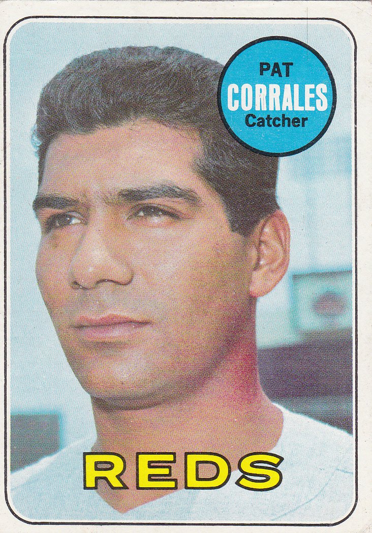 PAT CORRALES 1969 TOPPS #382 CINCINNATI REDS www.AllstarZsports.com