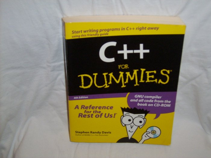 C++ for Dummies (Paperback) 4th edition by Stephen Randy Davis