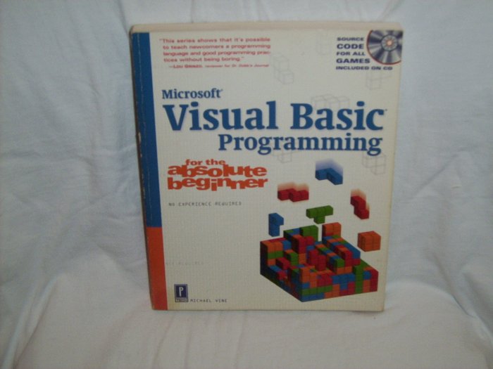 Visual Basic Programming for the Absolute Beginner w/CD by Michael Vine (Softcover 2001)