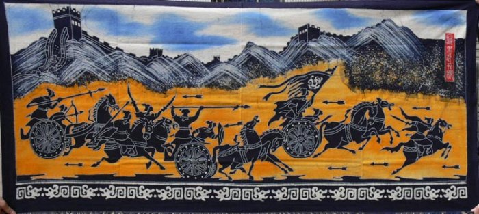 the great wall fight wax printing