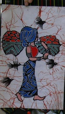 the harvest season small size wax printing