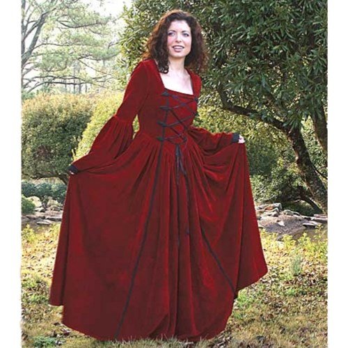 Scarlet Dream Velvet Dress – Large