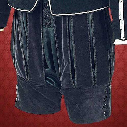Renaissance Duke of Suffolk Slash Paneled Pants - S/M