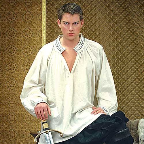 Nottingham White Renaissance Shirt - S/M