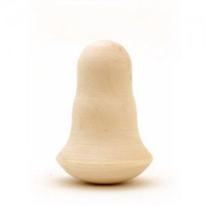 Unpainted Blank Rocking Chime Doll - 6"