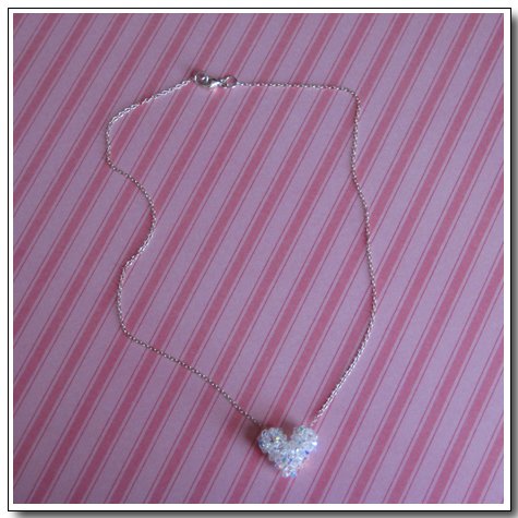 Puffy Heart Necklace - Small