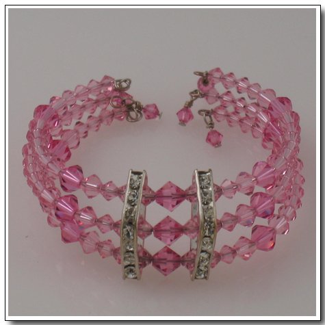 Tripe Row Wrap Bracelet