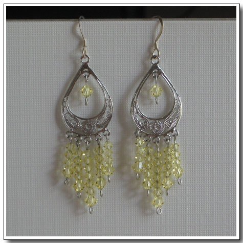 Teardrop Chandelier Earrings