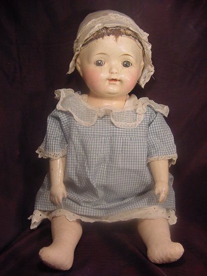 1918 Composition Cloth Effanbee Baby Doll Catherine Jointed Compo
