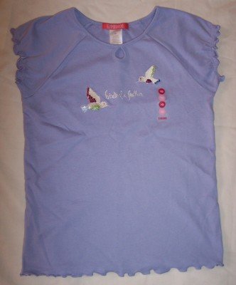 NWT Gymboree Romantic Garden lilac hummingbird shirt 10