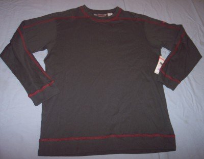 NWT Quiksilver charcoal gray long sleeve shirt guys XL 20 18