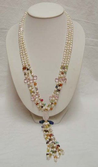 Shining Sea Pearl Beads Beautiful String Necklace