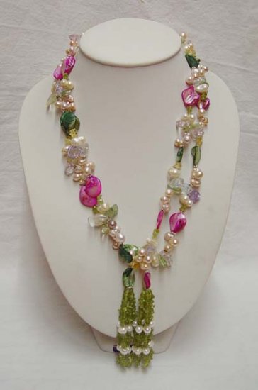 Shining Sea Pearl Beads Beautiful String Necklace