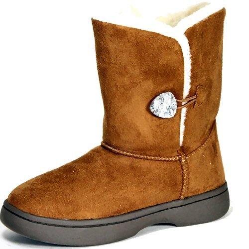 Bamboo Tahoe-14 women's eskimo mukluk fleece lined comfy winter boots chestnut size 8.5