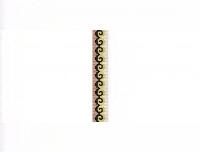 3E Tessellation #1 Thin Bracelet - Loom Bead Pattern