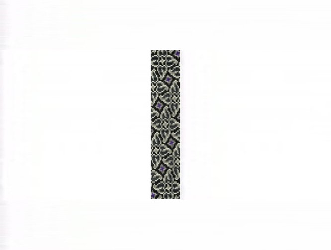 Whirlygigs #1 Thin Bracelet - Loom Bead Pattern
