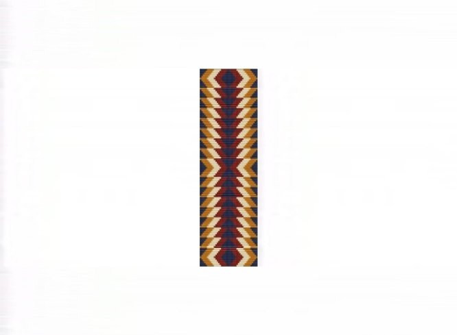 Kaibab Cuff Bracelet - Loom Bead Pattern