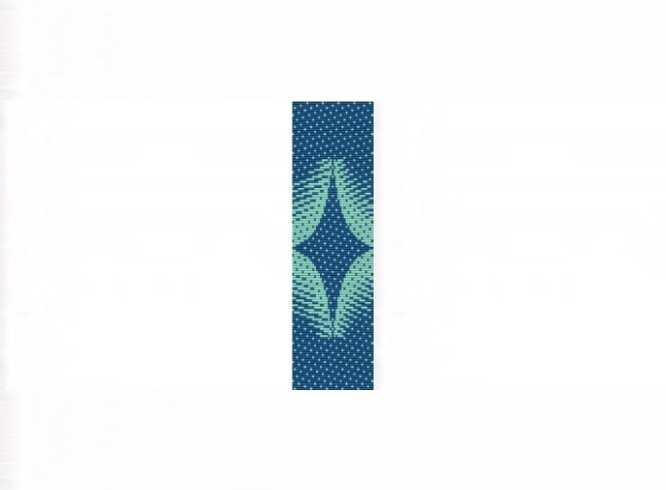 Sea Star Cuff Bracelet - Loom Bead Pattern