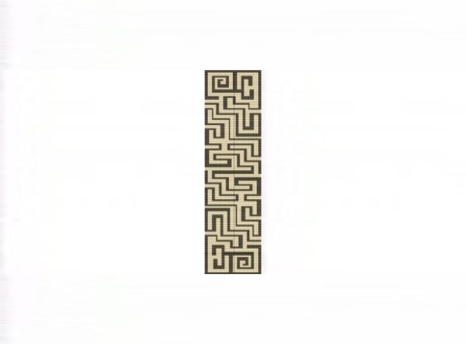 Aztec Maze Cuff Bracelet - Loom Bead Pattern