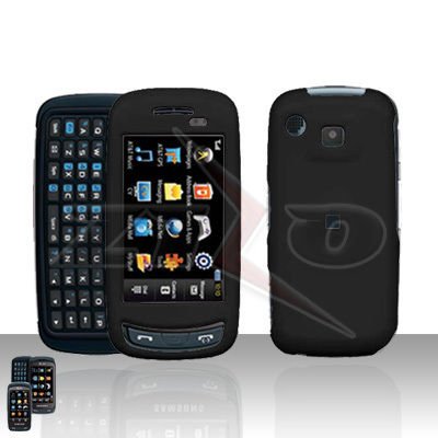 Black Hard Case Snap on Cover for Samsung Impression A877