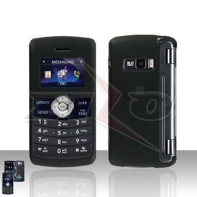 Black Cover Case Rubberized Snap on Protector for LG env3 VX9200