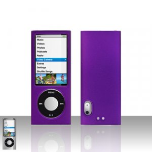 Purple Snap on Case Cover for Apple iPod Nano 5th Generation Nano 5