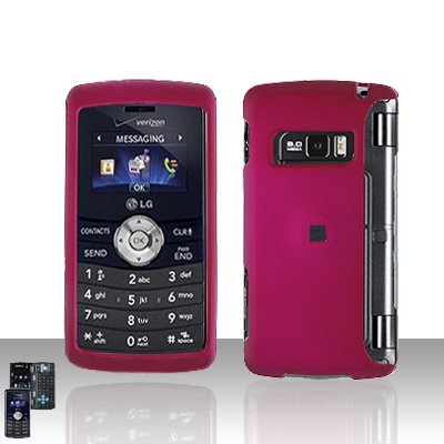 Pink Cover Case Rubberized Snap on Protector for LG env3 VX9200