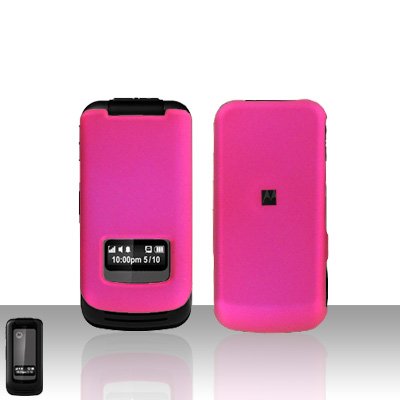 Pink Case Cover Snap on Protector for Motorola i410