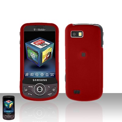 Red Cover Case Snap on Protector for Samsung Behold 2 T939