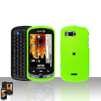 Neon Green Cover Case Snap on Protector for Samsung Moment M900