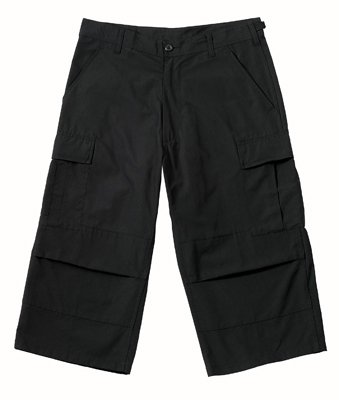 8353 ULTRA FORCE BLACK CAPRI PANTS 3XL