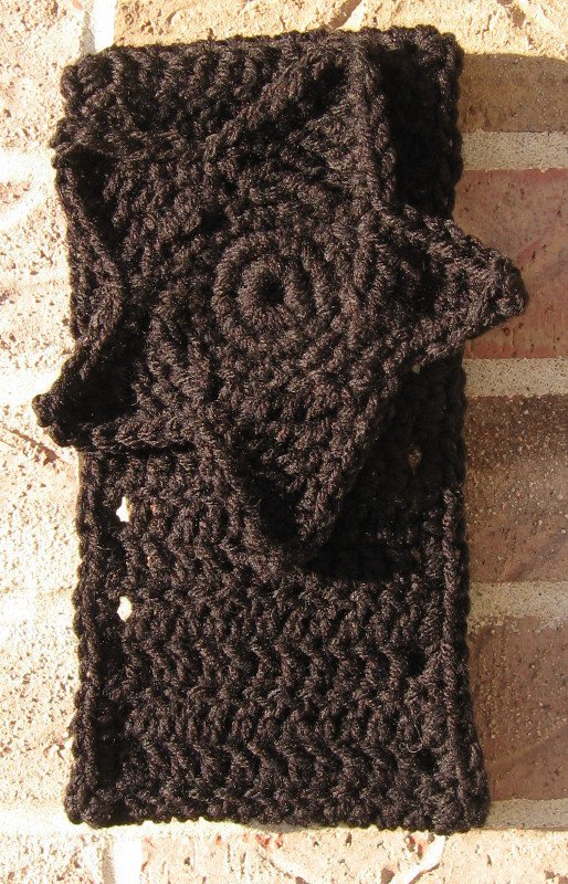 Headband Crochet Black UPDown Star Ear Warmer Head Wrap B9