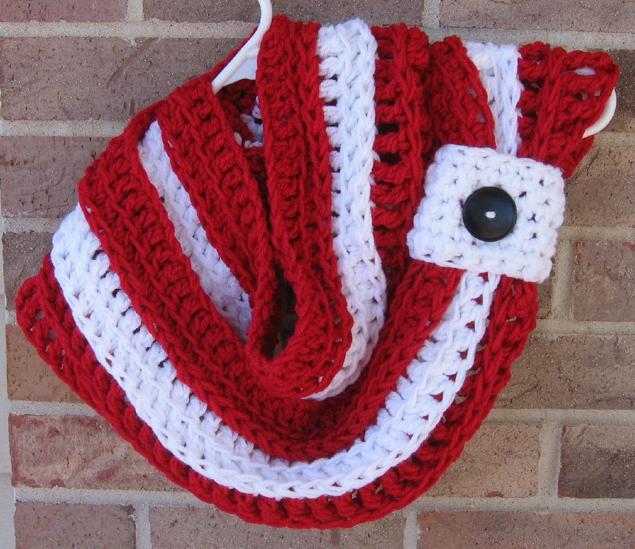 Crochet Pattern PDF - Infinity Scarf Cowl - Electronic PDF File P2
