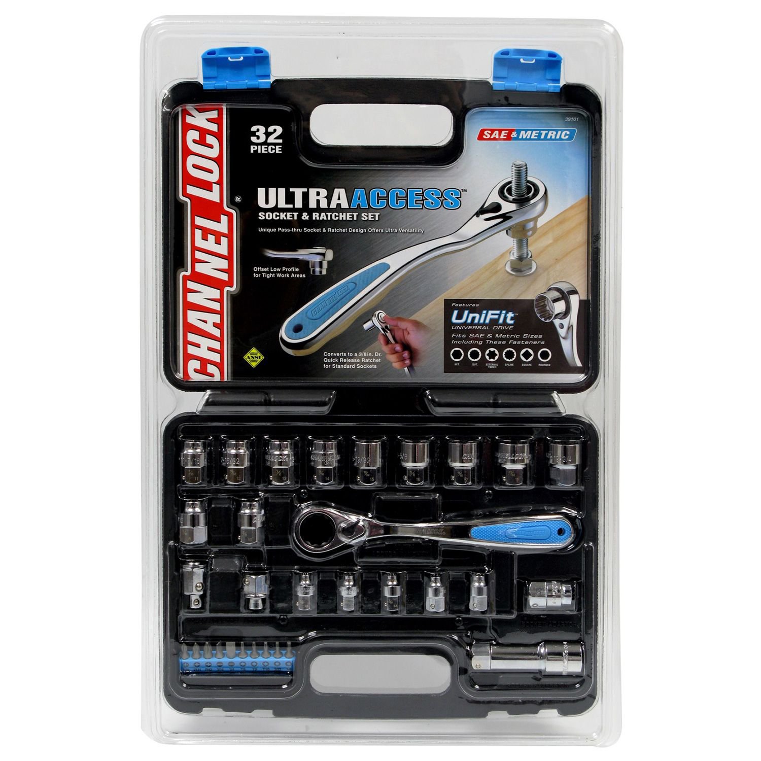 Channel Lock Ultra Access Socket & Ratchet Set