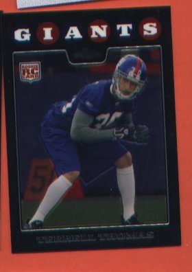 Terrell Thomas # TC263 New York Giants ROOKIE 2008 Topps Chrome
