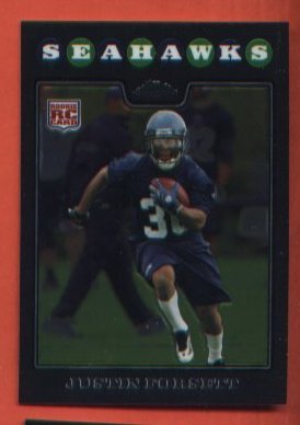 ROOKIE Justin Forsett #TC197 Seahawks 2008 Topps Chrome