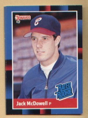 Jack McDowell Rated Rookie #47 White Sox 1988 Donruss
