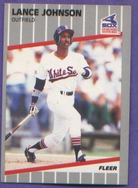 Lance Johnson #499 Chicago White Sox 1989 Fleer