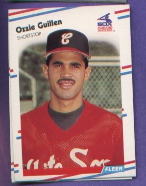 Ozzie Guillen #398 White Sox 1988 Fleer baseball card
