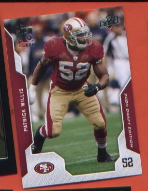 Patrick Willis 184 UD Draft edition 49ers 2008