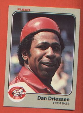 Dan Driessen #589 Reds 1983 Fleer