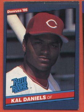 Kal Daniels #27 Reds ROOKIE 1986 Donruss