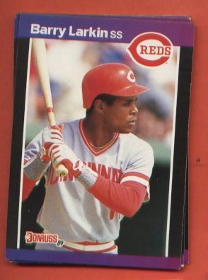 Barry Larkin #257 Reds 1989 Donruss