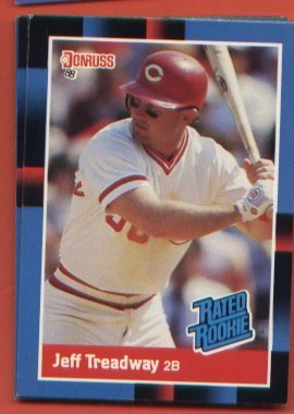 Jeff Treadway #29 Reds RATED ROOKIE 1988 Donruss