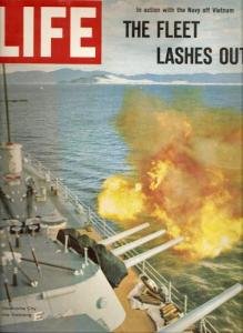 The Fleet Lashes Out U.S.S. Oklahoma City LIFE 8/6/1965
