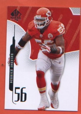 Derrick Johnson #42 2008 SP Authentic Chiefs