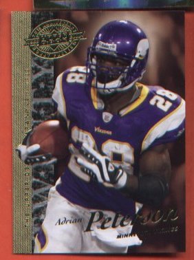 Adrian Peterson UD-30 VIKINGS 2008 SP Authentic Promo