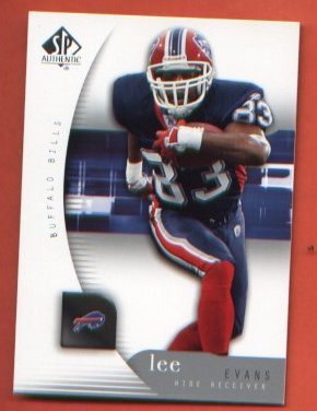 Lee Evans #11 2005 SP Authentic BILLS