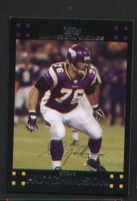 Steve Hutchinson #284 Vikings 2007 Topps