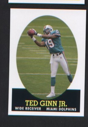 Ted Ginn Jr. #2 of 22 ROOKIE Miami Dolphins 2007 Topps Turn Back the Clock